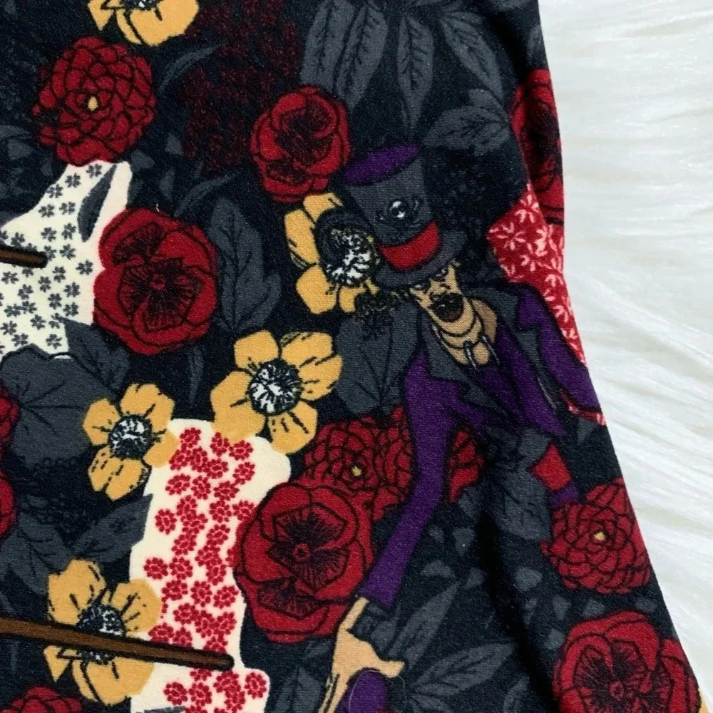 New! Women’s Lularoe Disney villains Dr. Facilier leggings OS - Picture 2 of 2